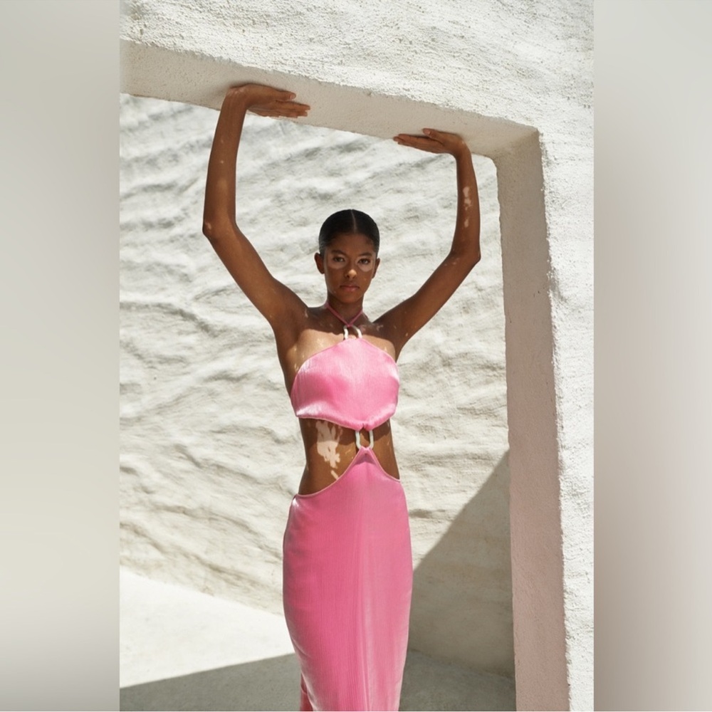 BAOBAB Kira Pink Maxi Dress M - Picture 3 of 7
